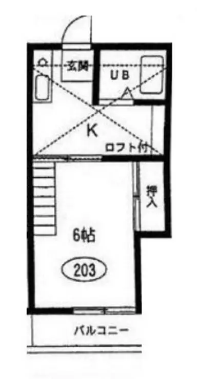 サンシャイン 1階階 間取り