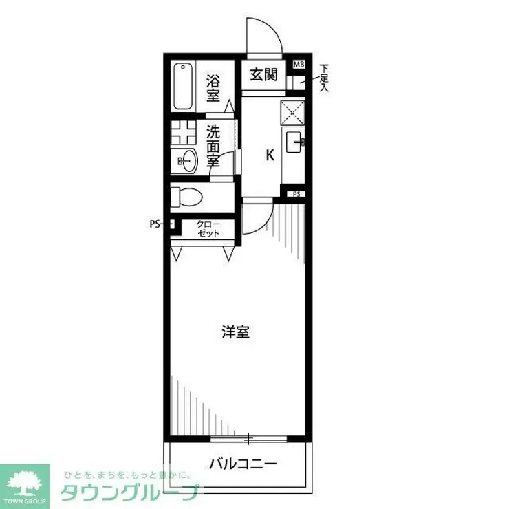 アムールそよ風 1階階 間取り
