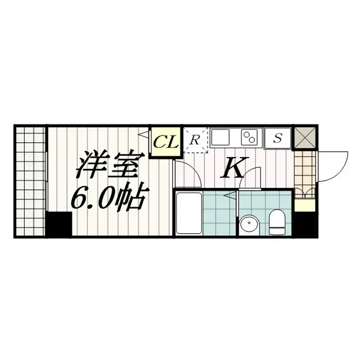 レアレジデンス稲毛 5階階 間取り