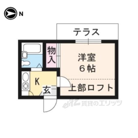 HOMEST大手町(1K/1階)の間取り写真