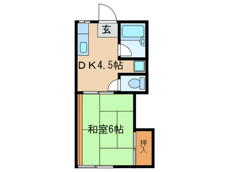 メゾンミスミ 2階階 間取り