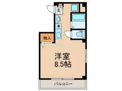 EPガーデン船橋(ワンルーム/1階)の間取り写真