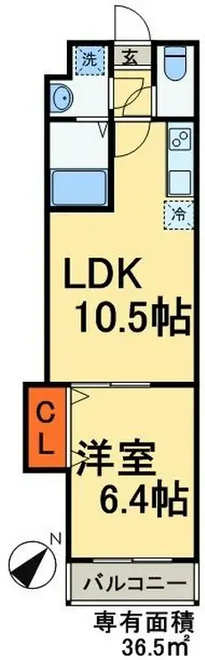 リトルズ幕張町 3階階 間取り