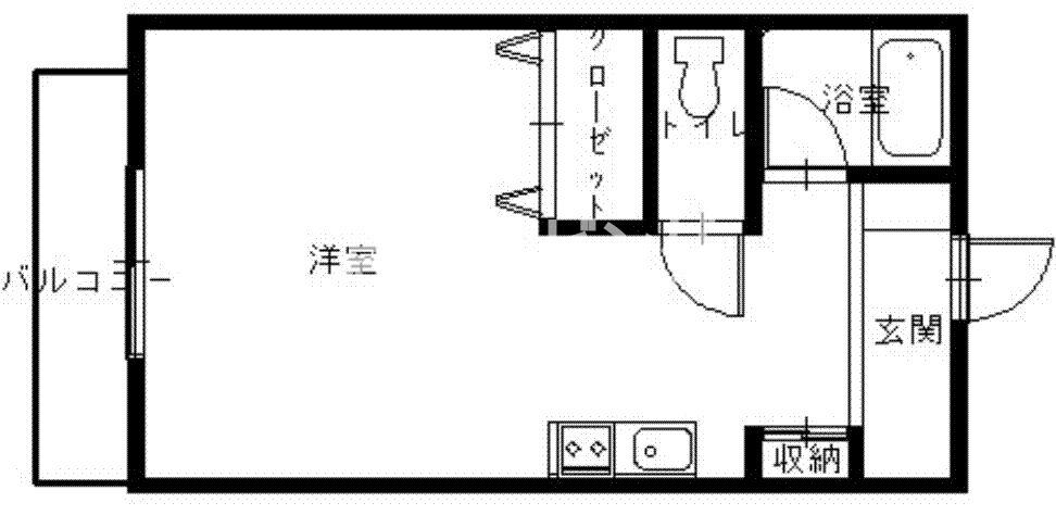 メゾン・ド・それいゆ(ワンルーム/3階)の間取り写真