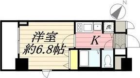 プレサンス千種駅前ネオステージ(1K/5階)の間取り写真