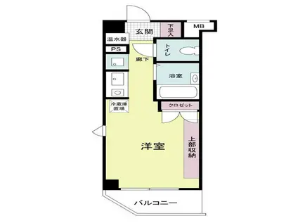 WILLDO九条(1K/4階)の間取り写真