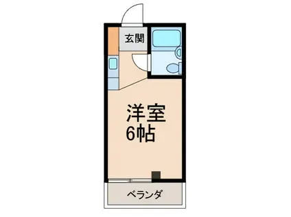 モンエソールIII(ワンルーム/3階)の間取り写真