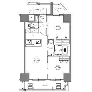 S-RESIDENCE高岳ARDENT(2LDK/7階)の間取り写真