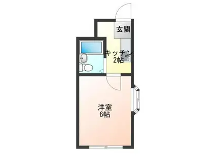 メゾン清園(1K/3階)の間取り写真