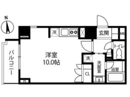ROPPONGI SEVEN 六本木セブン(ワンルーム/3階)の間取り写真