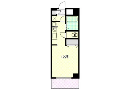 フィットハイム青柳(ワンルーム/2階)の間取り写真