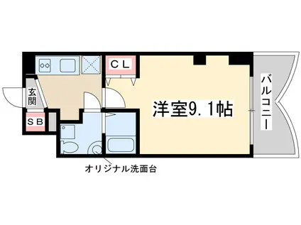 セレニテ新大阪弐番館(1K/14階)の間取り写真