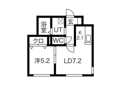 センテナリオL183(1LDK/5階)の間取り写真