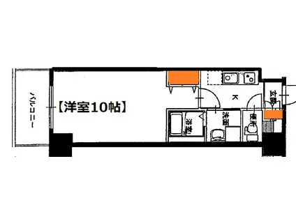 SURENADI スーレナディ(1K/4階)の間取り写真