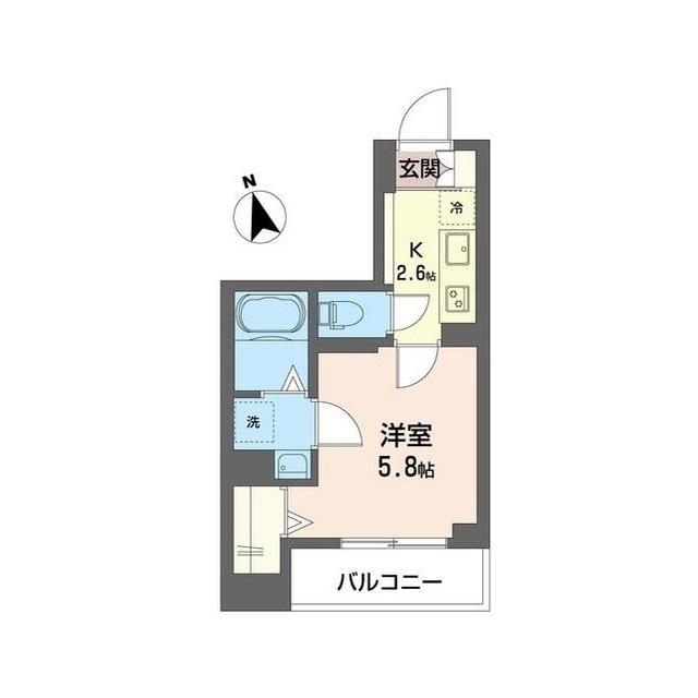 TSステージ小島新田(1K/3階)の間取り写真