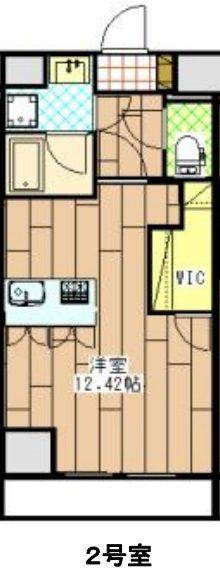 PRIME CITY PLACE(ワンルーム/6階)の間取り写真