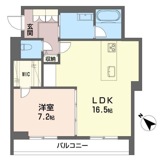 サントリナ(1LDK/2階)の間取り写真