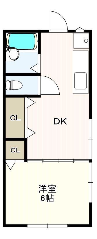 MYマンションPART3(1DK/3階)の間取り写真