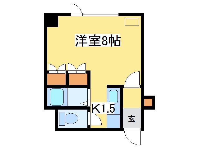 センチュリー2-3(1K/5階)の間取り写真