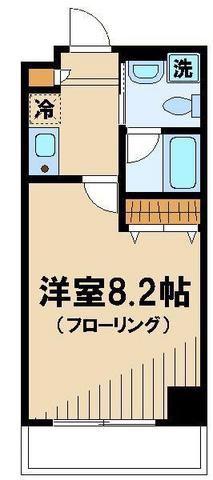 AZALEA恋ケ窪II(1K/3階)の間取り写真