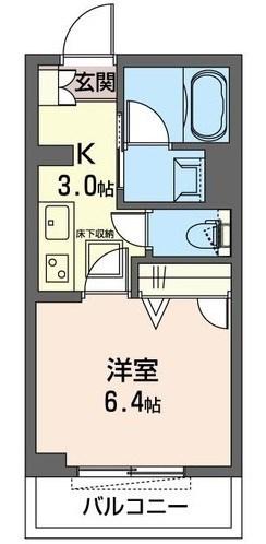 メゾン ドワール(1K/3階)の間取り写真