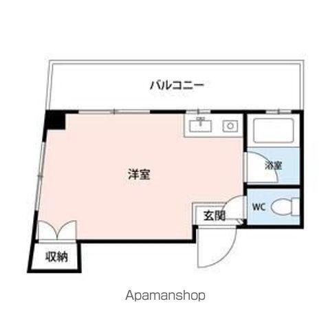 クレードル菊名(ワンルーム/3階)の間取り写真