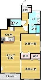 LIAISON琴似(2LDK/2階)の間取り写真