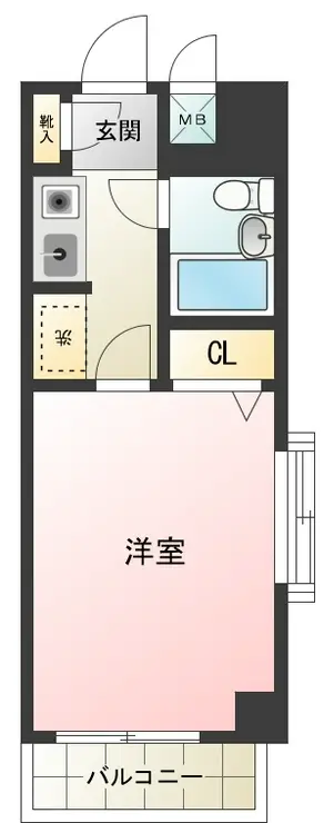 アーバンヒルズ吾妻橋 4階階 間取り