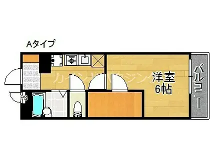 レオパレス昴(1K/3階)の間取り写真