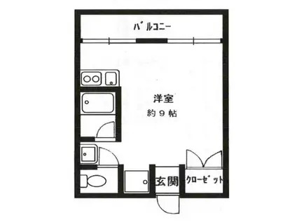 アーバンビュー六甲(ワンルーム/3階)の間取り写真