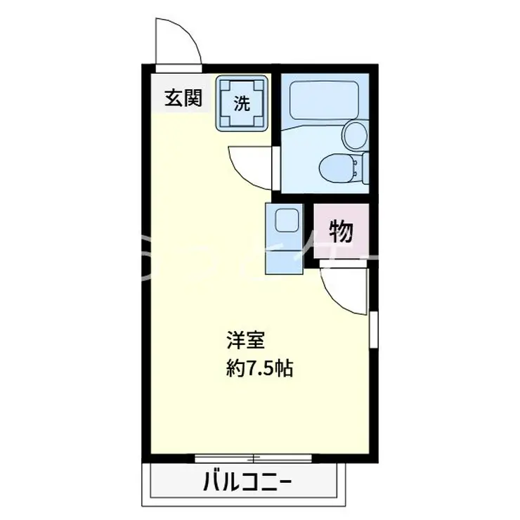 プラザエザンス 1階階 間取り