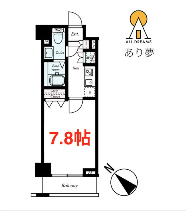 グランフォース横浜関内 6階階 間取り