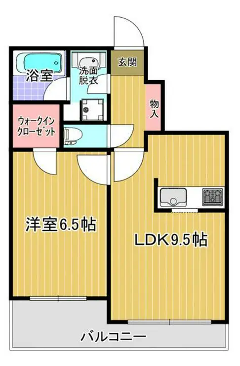 ライオンズ四谷タワーゲート 3階階 間取り