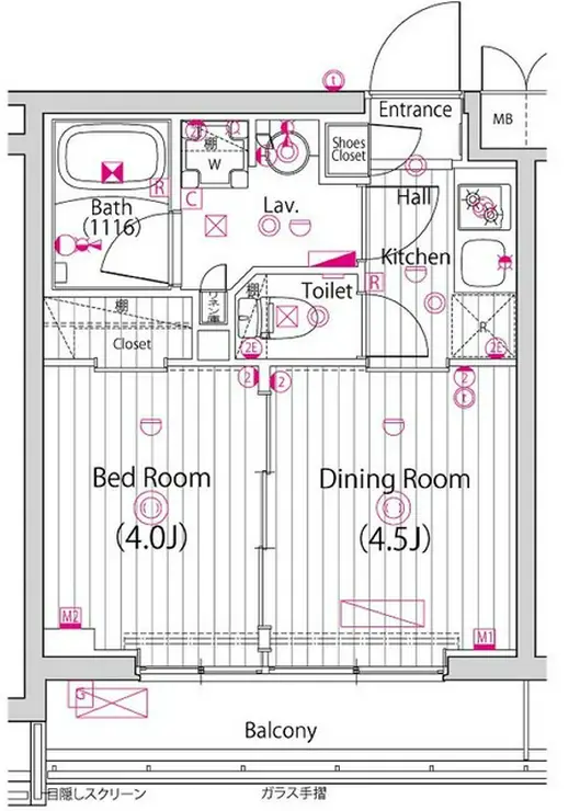 ガーラ練馬グランドステージ 4階階 間取り