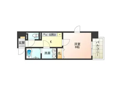 MONOLITH(1K/8階)の間取り写真