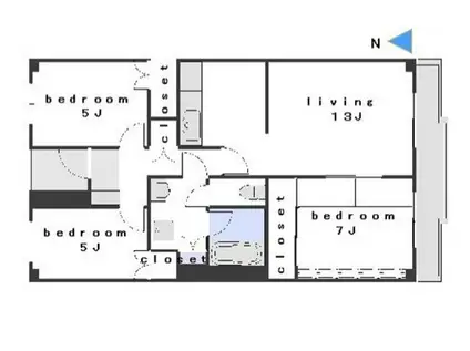 パレドールメゾン(3LDK/1階)の間取り写真