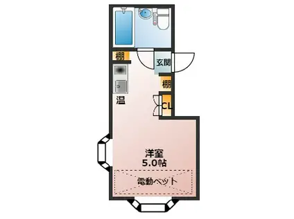 アーバンコート池袋(ワンルーム/3階)の間取り写真