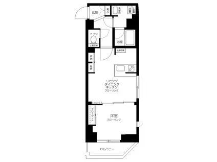 ステージファースト仲御徒町(1LDK/9階)の間取り写真