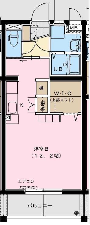 グランツリー(ワンルーム/3階)の間取り写真