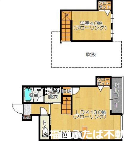DREAM STAGE筑紫野LE CHIEN(ワンルーム/2階)の間取り写真