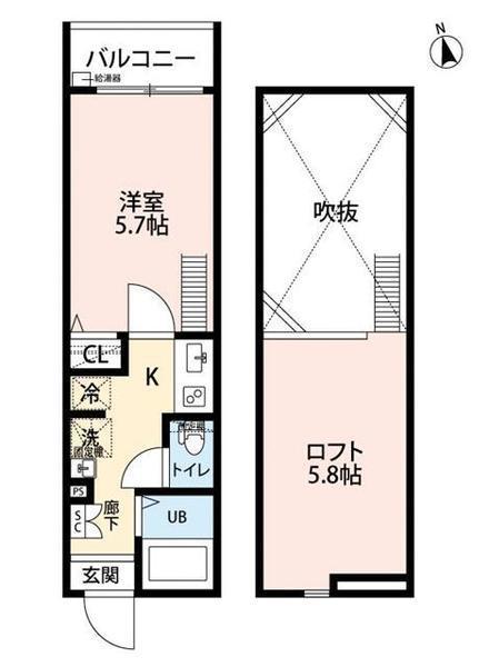 グランクオール駒込(1K/3階)の間取り写真