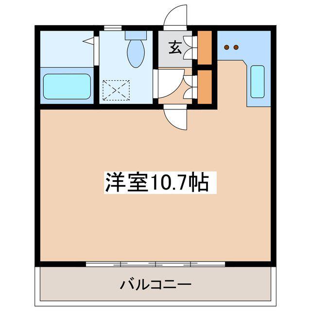 メゾンオハラ(ワンルーム/3階)の間取り写真