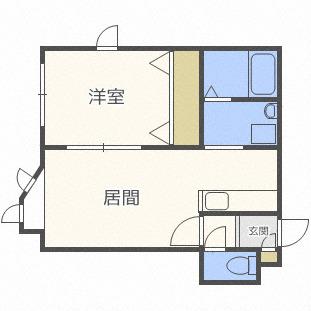 リースペース31(1LDK/2階)の間取り写真