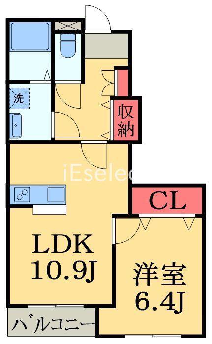 レクエルド(1LDK/1階)の間取り写真