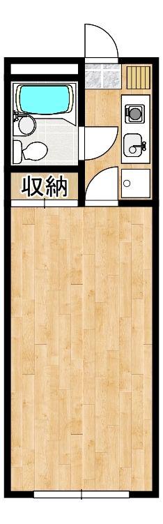 藤沢朝日町ダイカンプラザ(1K/1階)の間取り写真