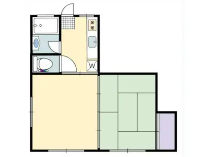 サニー・オオタ(2K/2階)の間取り写真