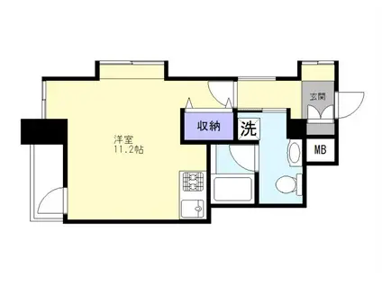 KAWANO SHIMOKITA サウス(ワンルーム/7階)の間取り写真