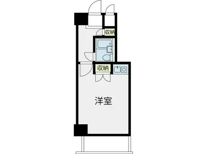 セザール西高島平(ワンルーム/2階)の間取り写真