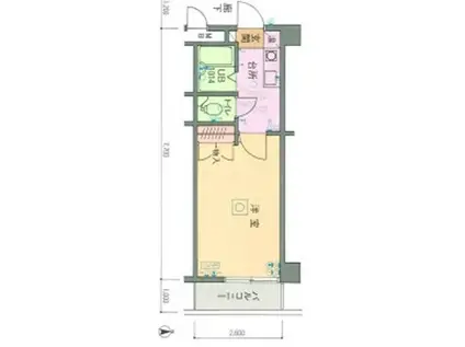 サンシティ柏木I(1K/3階)の間取り写真