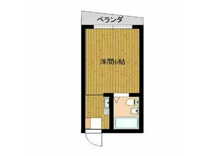 ハイマンションノムラ(ワンルーム/4階)の間取り写真